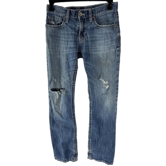 BKE Other - BKE Denim Men's 31 L (30x32) Carter Jeans Distressed Torn Knees Frayed Ankles